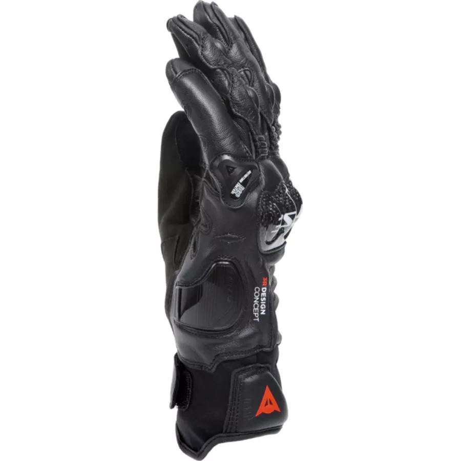 DAINESE CARBON 4 COURT Lederhandschuhe - Schwarz