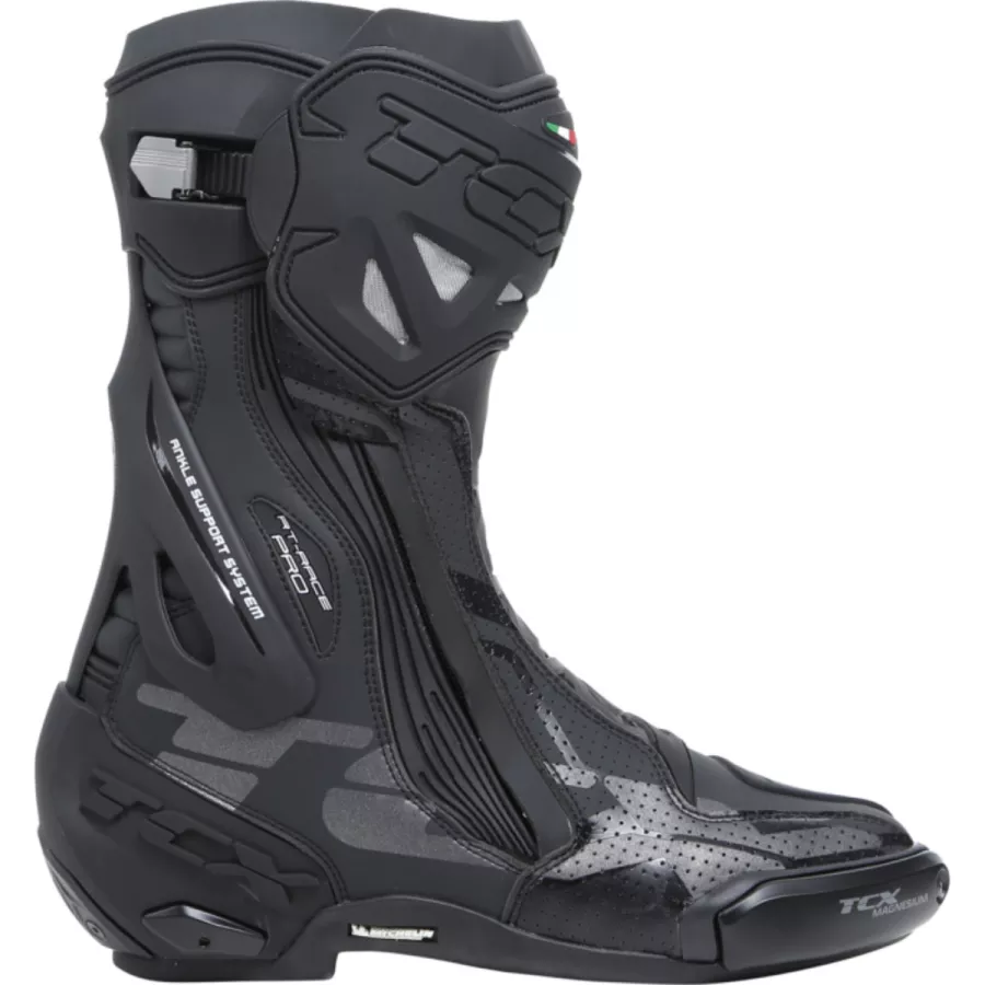 TCX RT‑RACE PRO AIR belüftete Stiefel, mikroverstellbare Schnallen