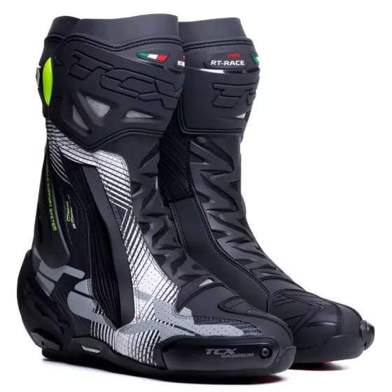 Bottes homme TCX RT-RACE PRO AIR - Gris-Noir-Blanc