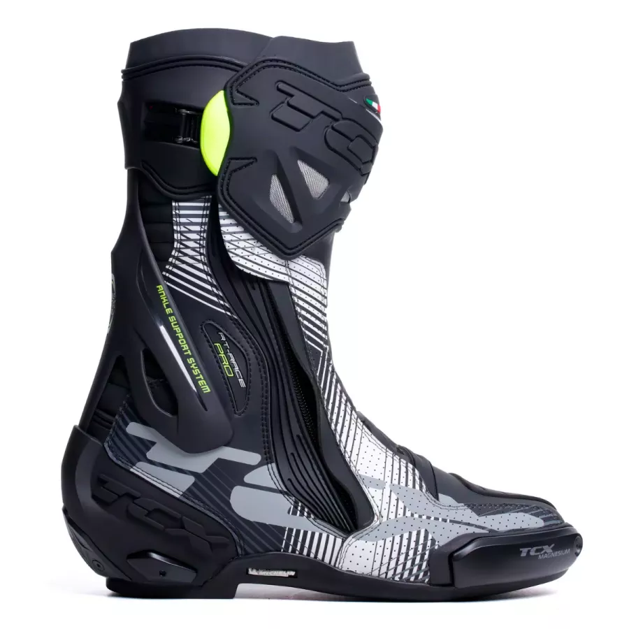 Bottes homme TCX RT-RACE PRO AIR - Gris-Noir-Blanc