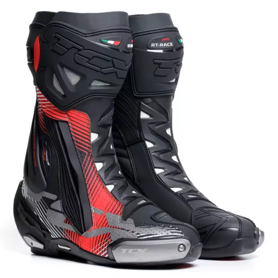 Bottes homme TCX RT-race pro air noir rouge blanc - degriffbike.ch