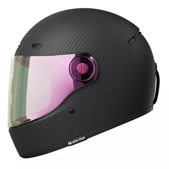 Casque Intégral John Doe JD/ONE Frozen Carbon (ECE 22-06) noir - degriffbike.ch