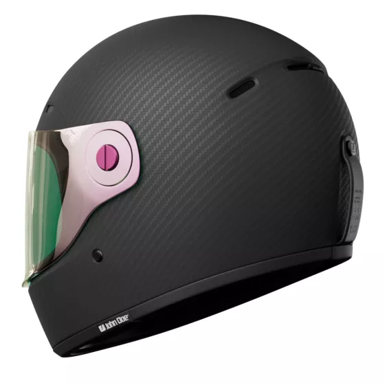 John Doe JD/ONE Frozen Carbon Integralhelm (ECE 22-06) - Schwarz