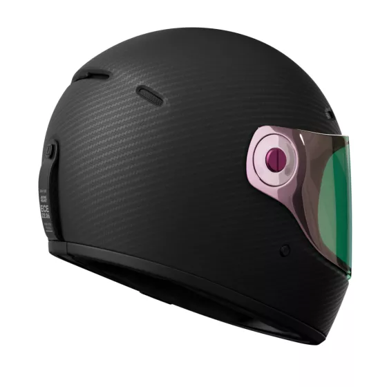 John Doe JD/ONE Frozen Carbon Integralhelm (ECE 22-06) - Schwarz