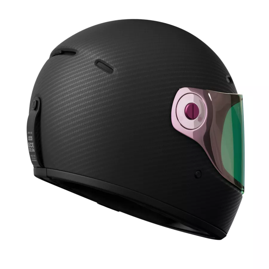 John Doe JD/ONE Frozen Carbon Integralhelm (ECE 22-06) - Schwarz