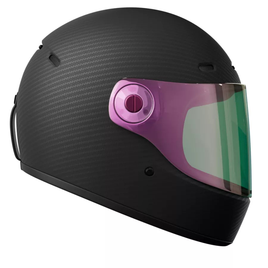 John Doe JD/ONE Frozen Carbon Integralhelm (ECE 22-06) - Schwarz