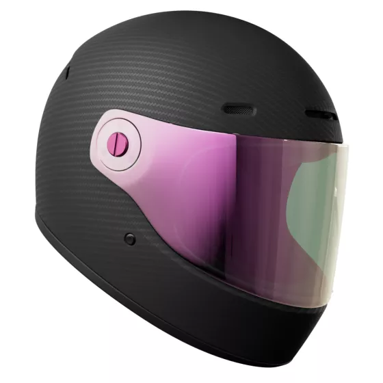 John Doe JD/ONE Frozen Carbon Integralhelm (ECE 22-06) - Schwarz