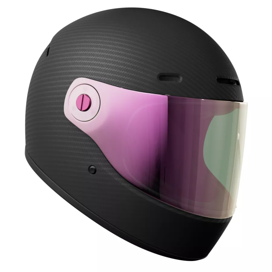 John Doe JD/ONE Frozen Carbon Integralhelm (ECE 22-06) - Schwarz