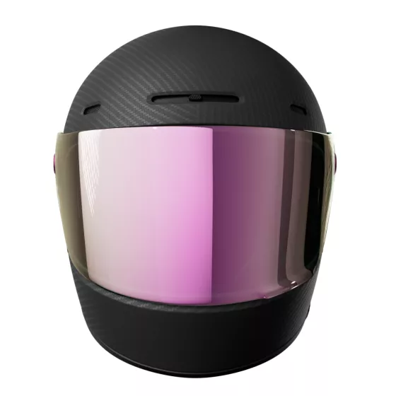 John Doe JD/ONE Frozen Carbon Integralhelm (ECE 22-06) - Schwarz