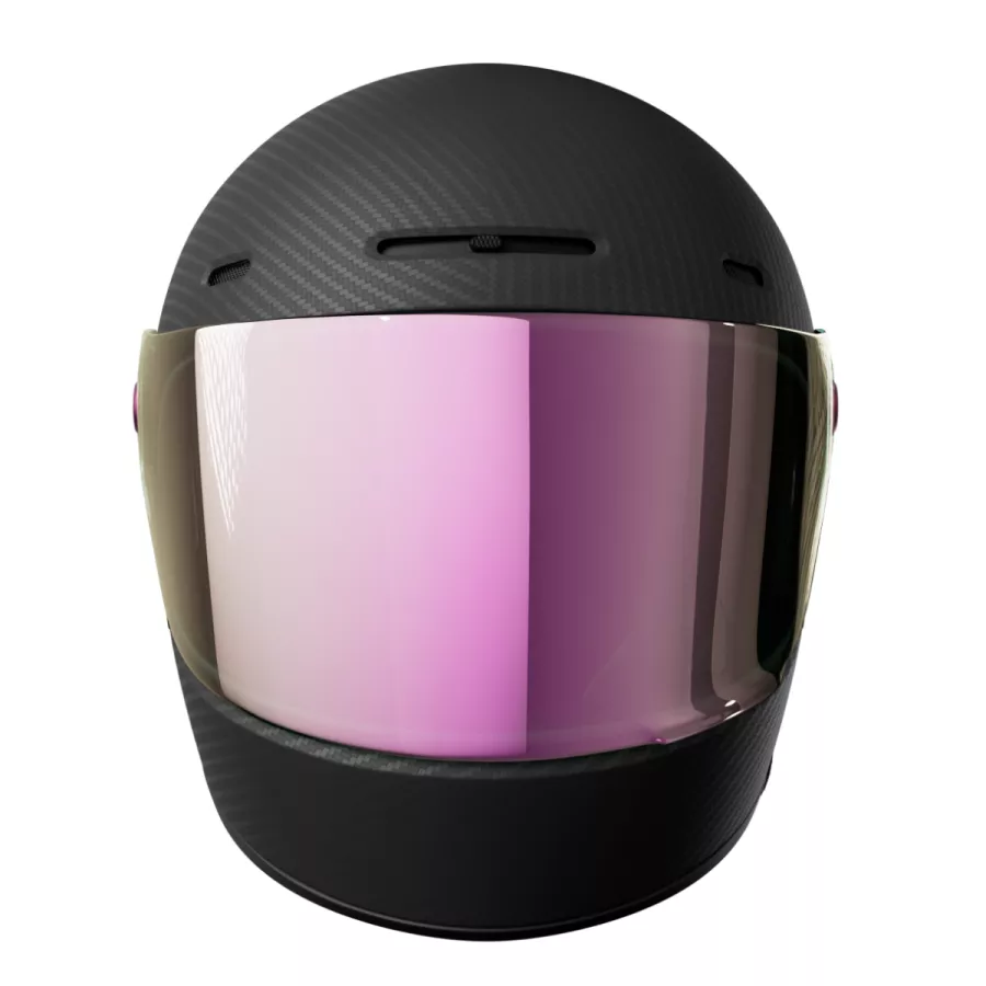 John Doe JD/ONE Frozen Carbon Integralhelm (ECE 22-06) - Schwarz