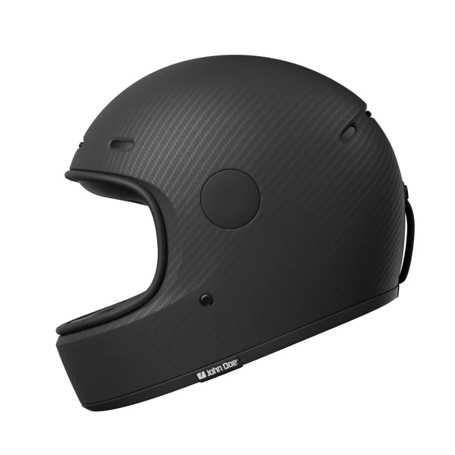 John Doe JD/ONE Frozen Carbon Integralhelm (ECE 22-06) - Schwarz