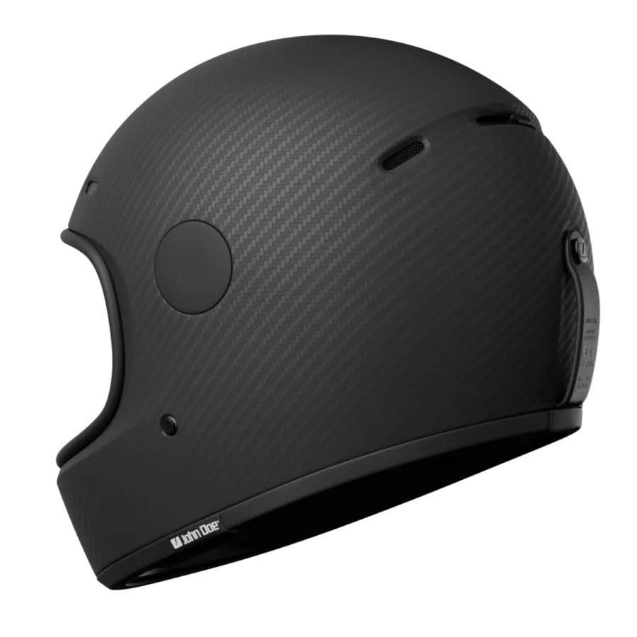 John Doe JD/ONE Frozen Carbon Integralhelm (ECE 22-06) - Schwarz