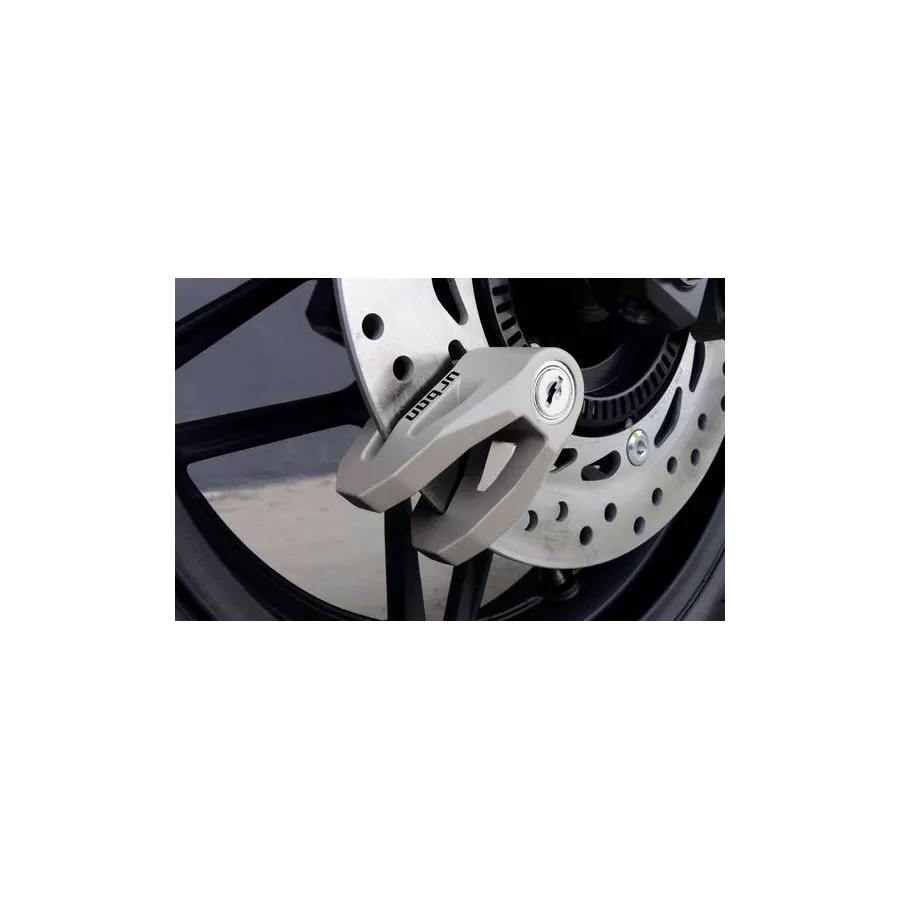 Bloque disque URBAN Security axe 6 mm + câble de rappel