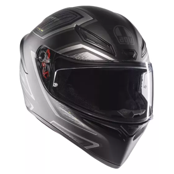 Casque Intégral AGV K1S SLING (ECE22.06) - Gris-Noir mat