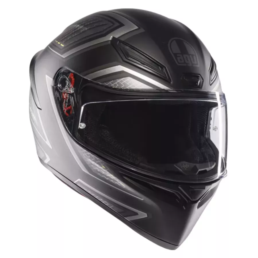 Integralhelm AGV K1 S SLING (ECE22.06) - Grau-Schwarz matt