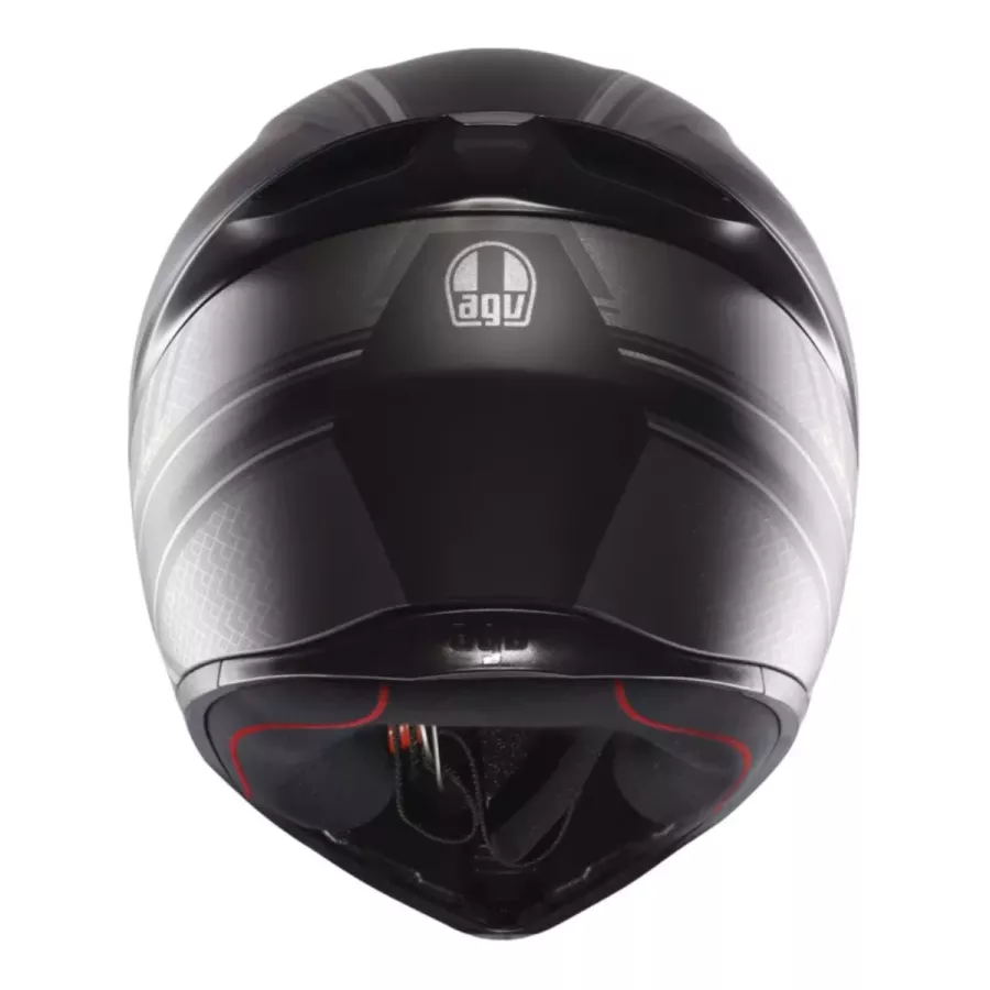 Integralhelm AGV K1 S SLING (ECE22.06) - Grau-Schwarz matt