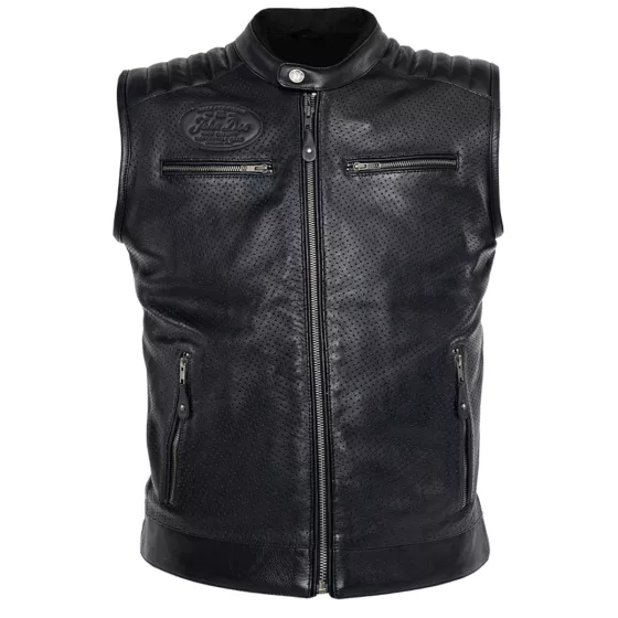 Gilet cuir John Doe JDW6003 Storm - degriffbike.ch