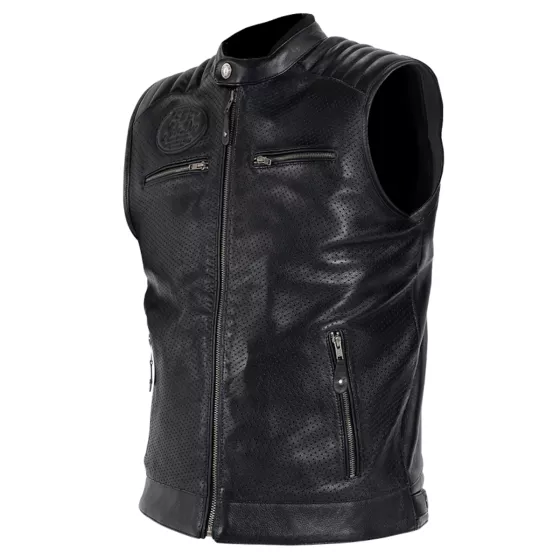Gilet cuir John Doe JDW6003 Storm - degriffbike.ch