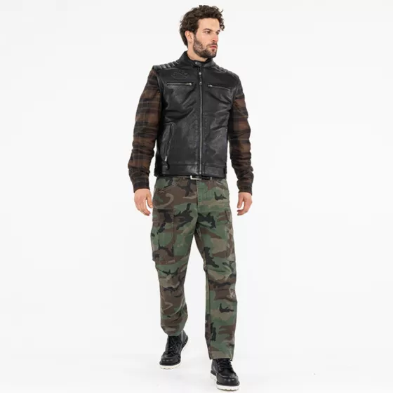 Gilet cuir John Doe JDW6003 Storm - degriffbike.ch