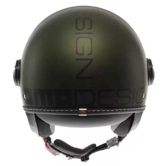 Momodesign FGTR Evo Jet-Motorradhelm Mattgrün Schwarz bei Degriffbike