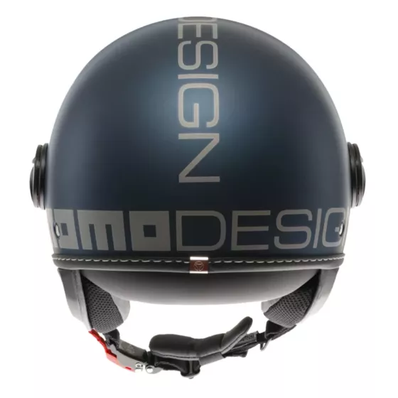 Momodesign FGTR Evo Jet-Motorradhelm Mattblau Silber bei Degriffbike