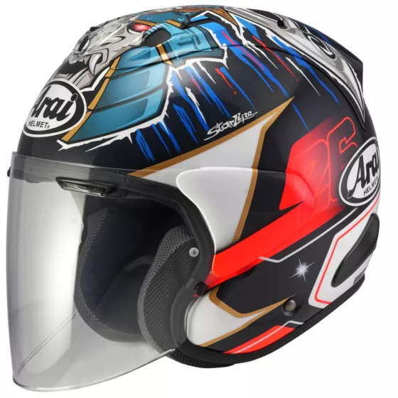 Casque jet Arai SZ-R EVO (ECE22-06) pedrosa shogun replica - degriffbike.ch