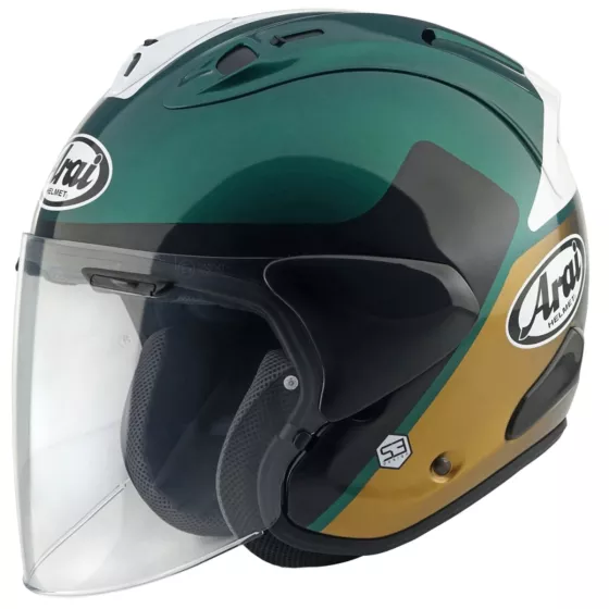 Casque jet Arai SZ-R EVO (ECE22-06) Legante vert - degriffbike.ch