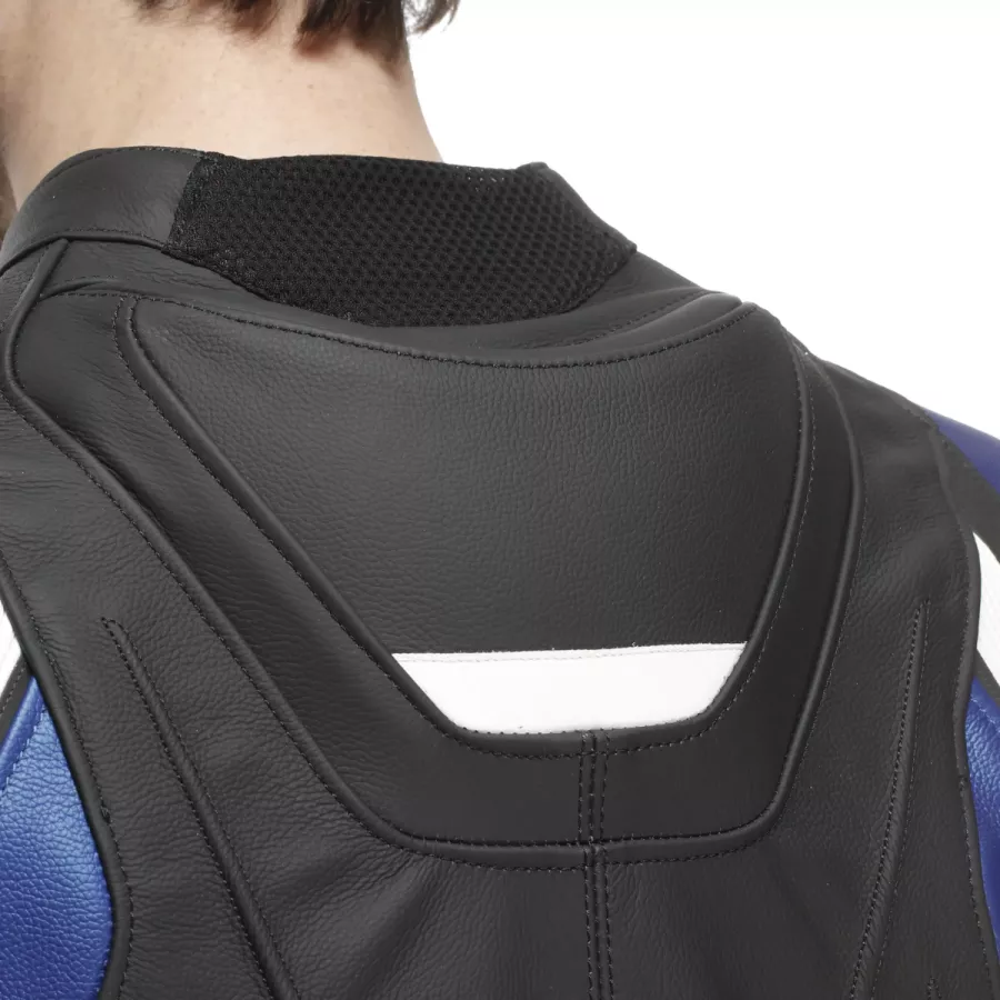 Combinaison cuir Dainese  Avro 4 - 2 pcs - Noir-Blanc-Bleu