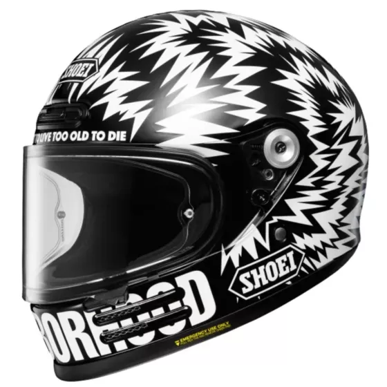 Casque Intégral Shoei Glamster 06 neighborhood (ECE22.06) - noir-blanc