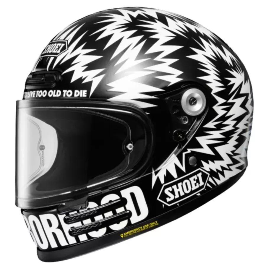 Casque Intégral Shoei Glamster 06 neighborhood (ECE22.06) - noir-blanc