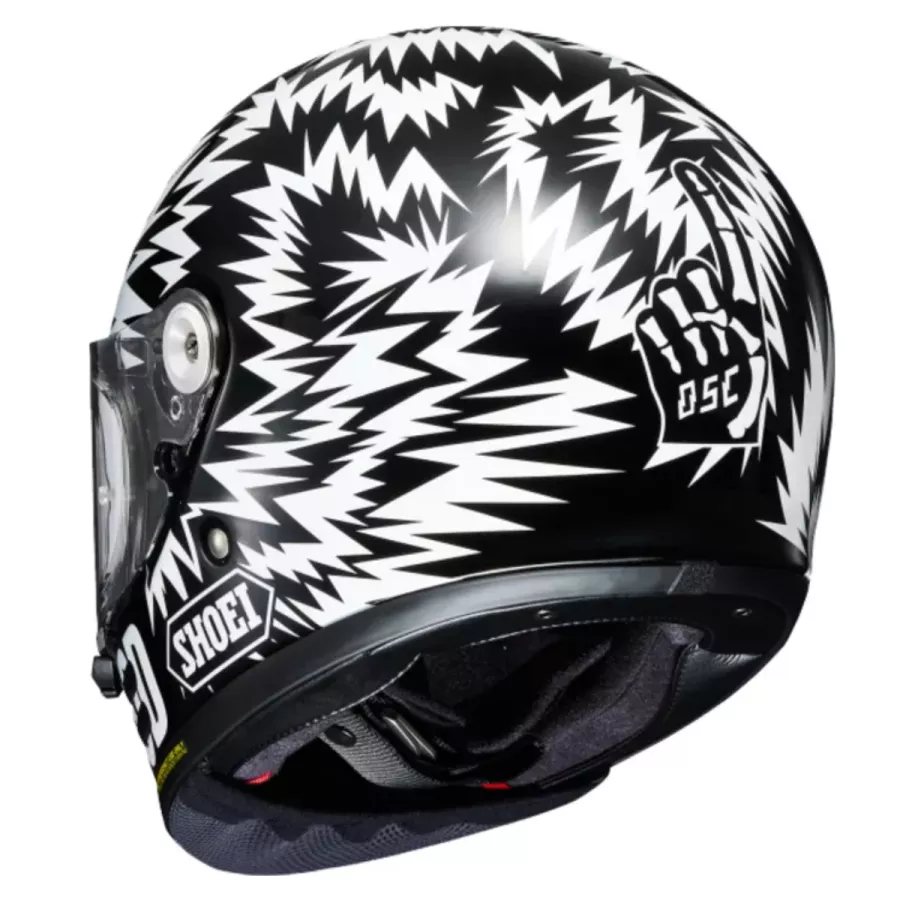 Casque Intégral Shoei Glamster 06 neighborhood (ECE22.06) - noir-blanc
