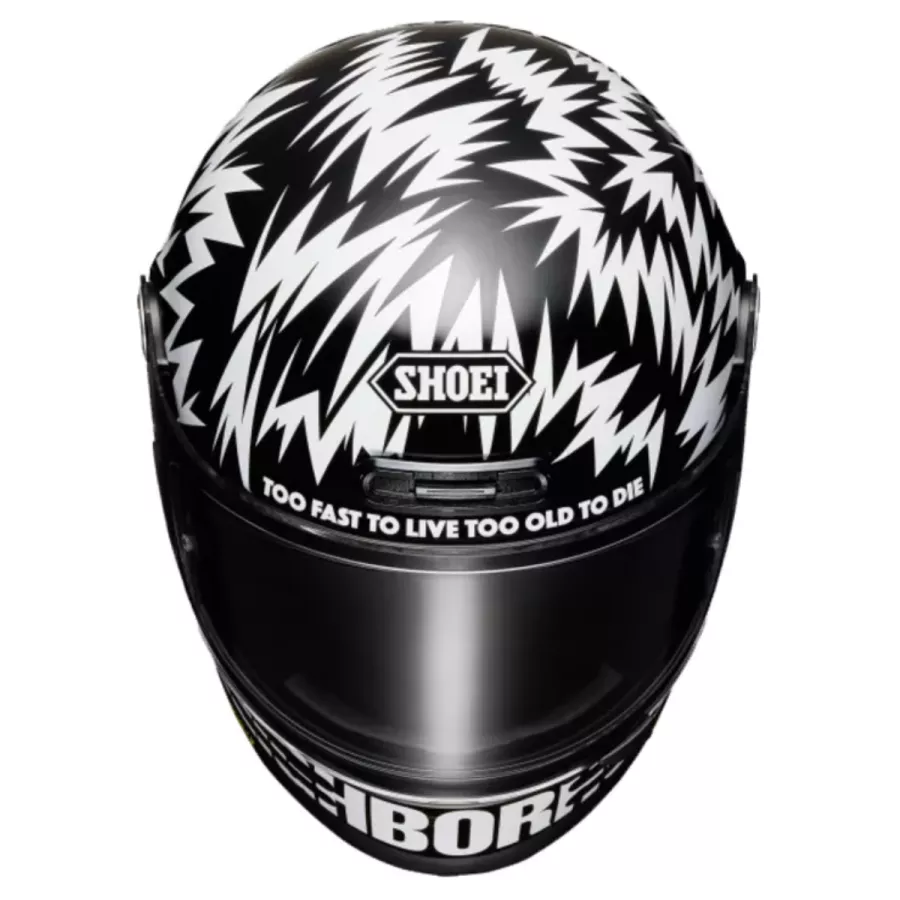 Casque Intégral Shoei Glamster 06 neighborhood (ECE22.06) - noir-blanc