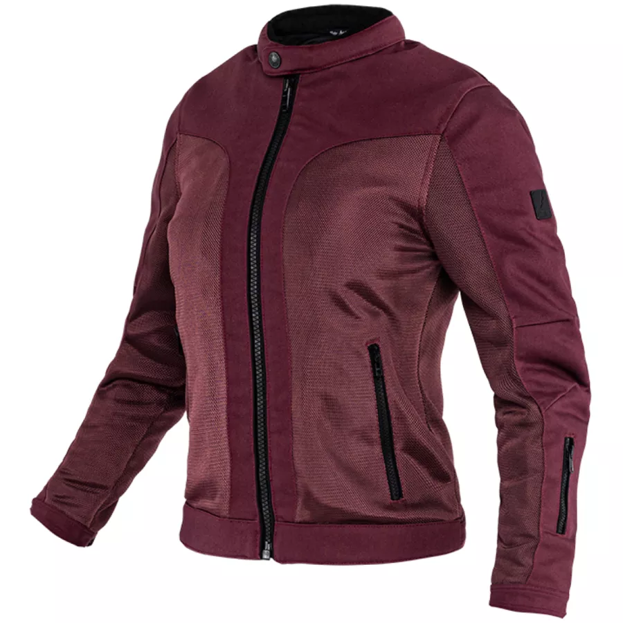 JOHN DOE AERO MESH Damenjacke - Burgunderrot