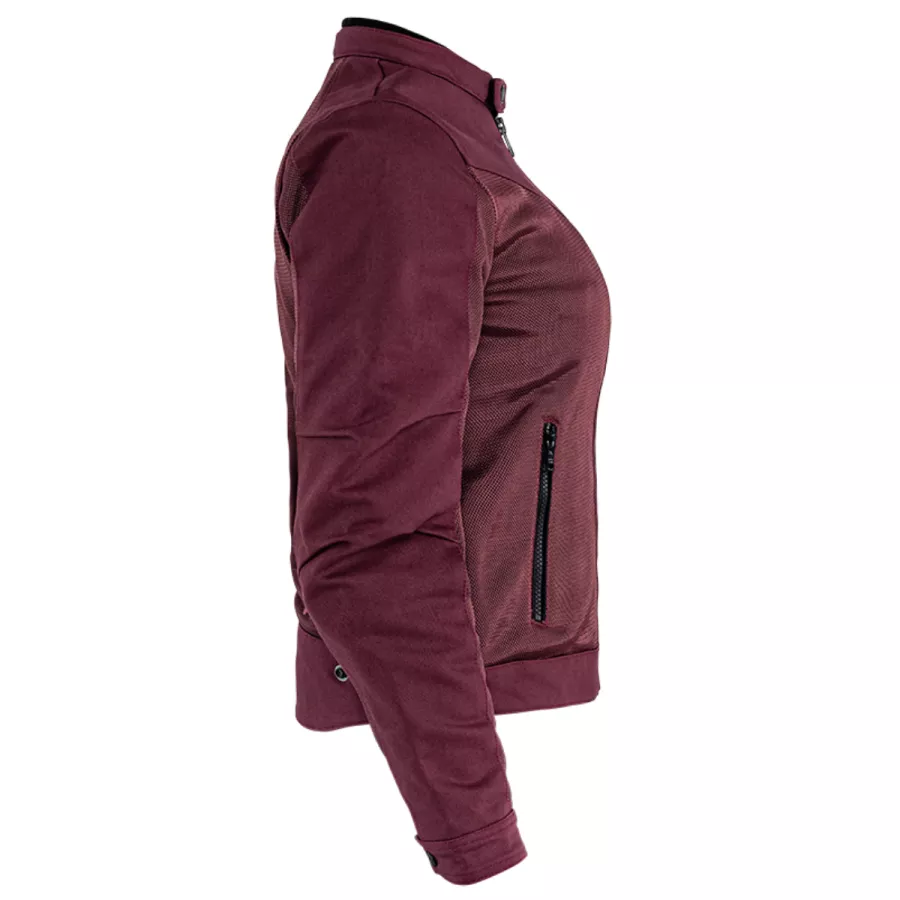 JOHN DOE AERO MESH Damenjacke - Burgunderrot
