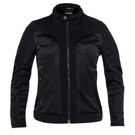 JOHN DOE AERO MESH Damen Jacke - Schwarz