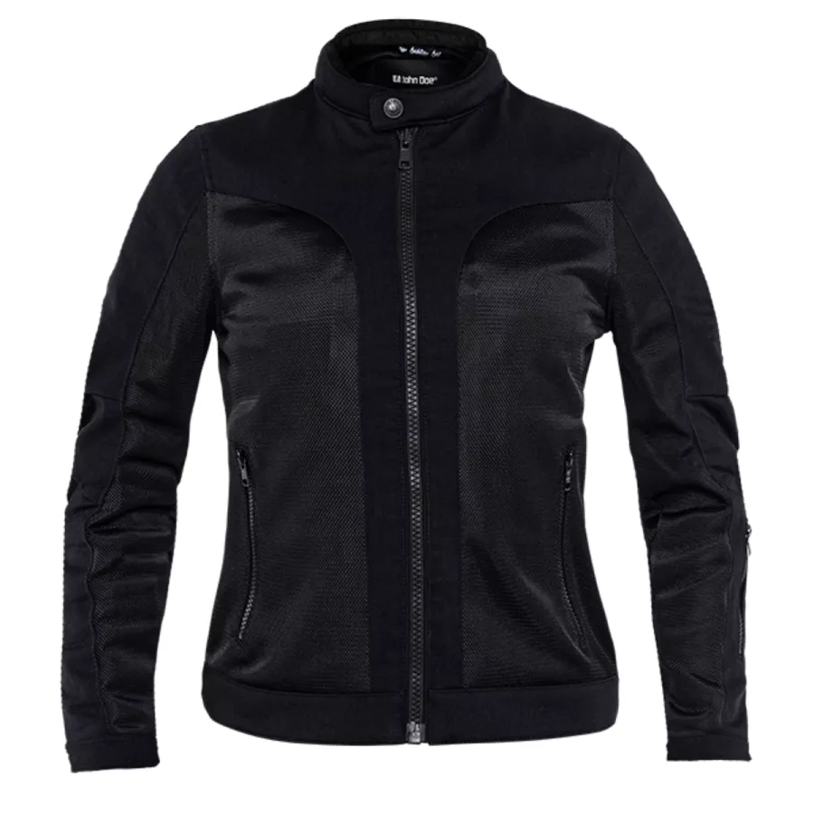 JOHN DOE AERO MESH Damen Jacke - Schwarz