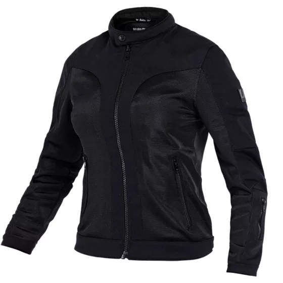 JOHN DOE AERO MESH Damen Jacke - Schwarz