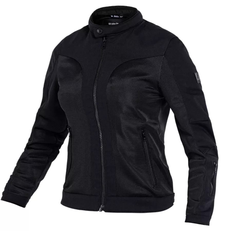 JOHN DOE AERO MESH Damen Jacke - Schwarz