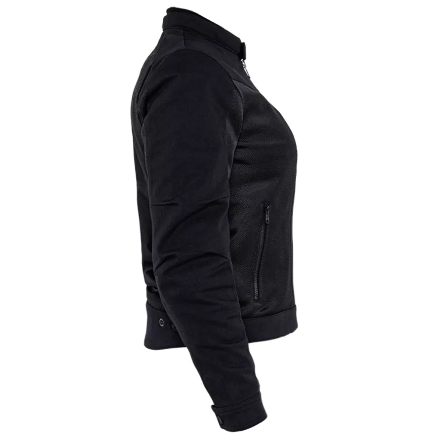 JOHN DOE AERO MESH Damen Jacke - Schwarz
