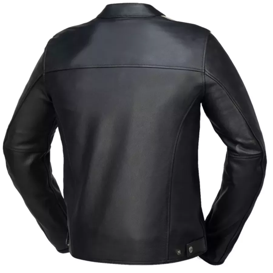 Veste cuir IXS classic LD Stripe noir - degriffbike.ch