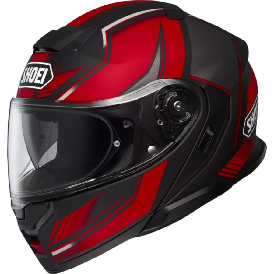 Modularhelm SHOEI NEOTEC 3 GRASP TC-5 (ECE22.06) - Mattschwarz-Rot