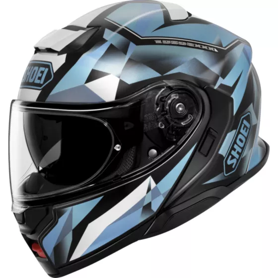 Casque Modulable Shoei Neotec 3 Fragments TC-2 (ECE22.06) noir bleu blanc - degriffbike.ch