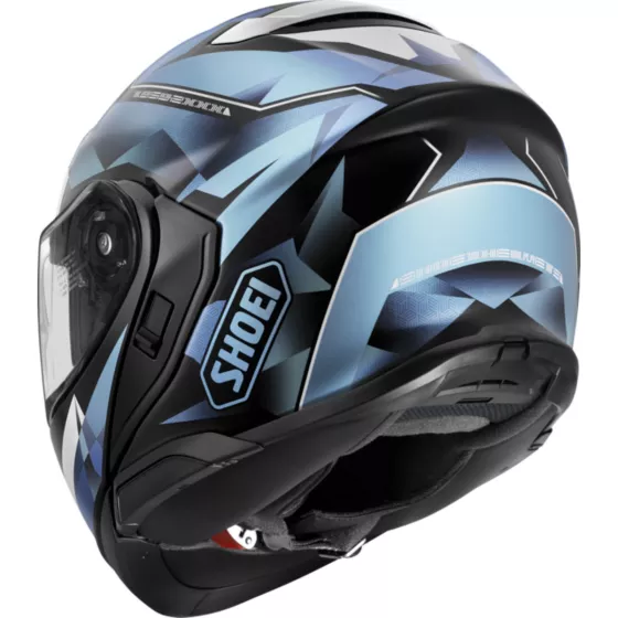 SHOEI NEOTEC 3 FRAGMENTS TC-2 Modularhelm (ECE22.06) - Schwarz-Blau-Weiß