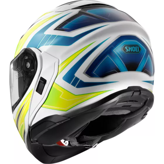 Modularhelm SHOEI NEOTEC 3 ANTHEM TC-3 (ECE22.06) - Weiß-Hellblau-Neongelb