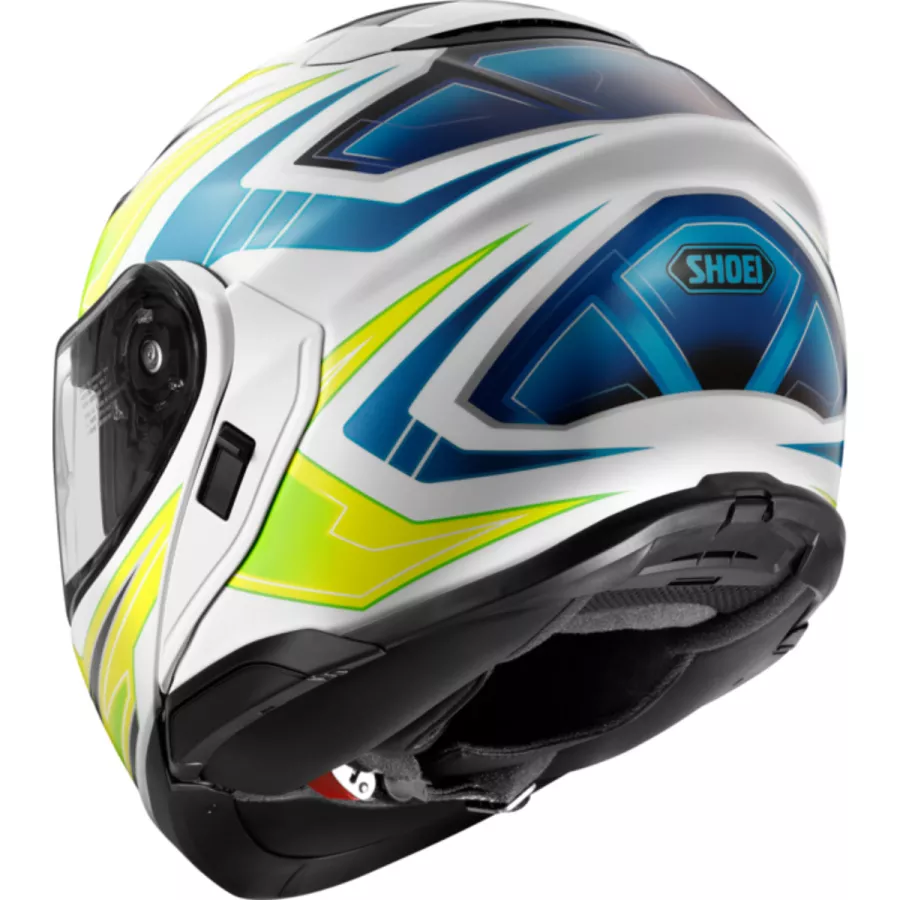 Modularhelm SHOEI NEOTEC 3 ANTHEM TC-3 (ECE22.06) - Weiß-Hellblau-Neongelb