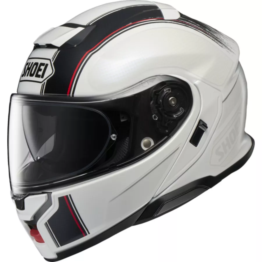 Casque Modulable Shoei Neotec 3 Satori TC-6 (ECE22.06) blanc noir rouge - degriffbike.ch