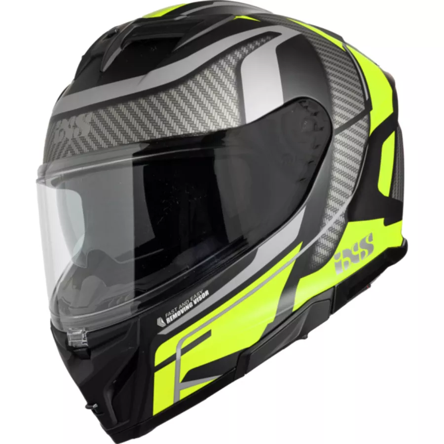 IXS912 SV 1.0 schwarzer Motorradhelm bei Moto Degriffbike