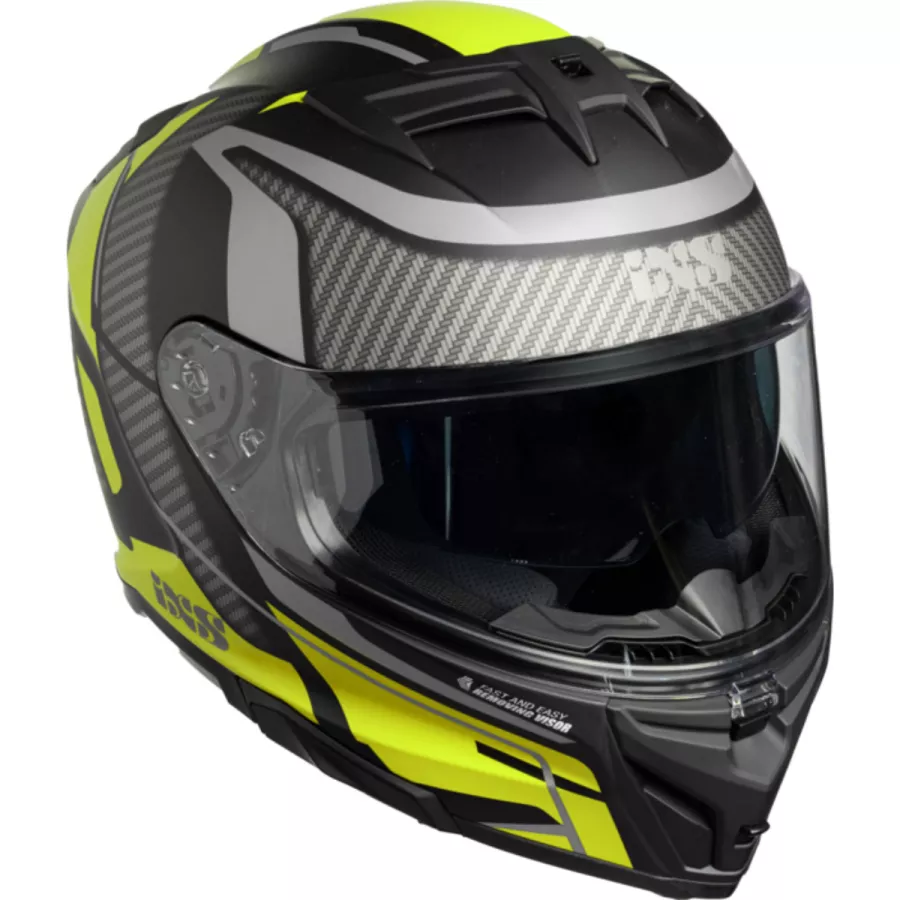 IXS912 SV 1.0 schwarzer Motorradhelm bei Moto Degriffbike