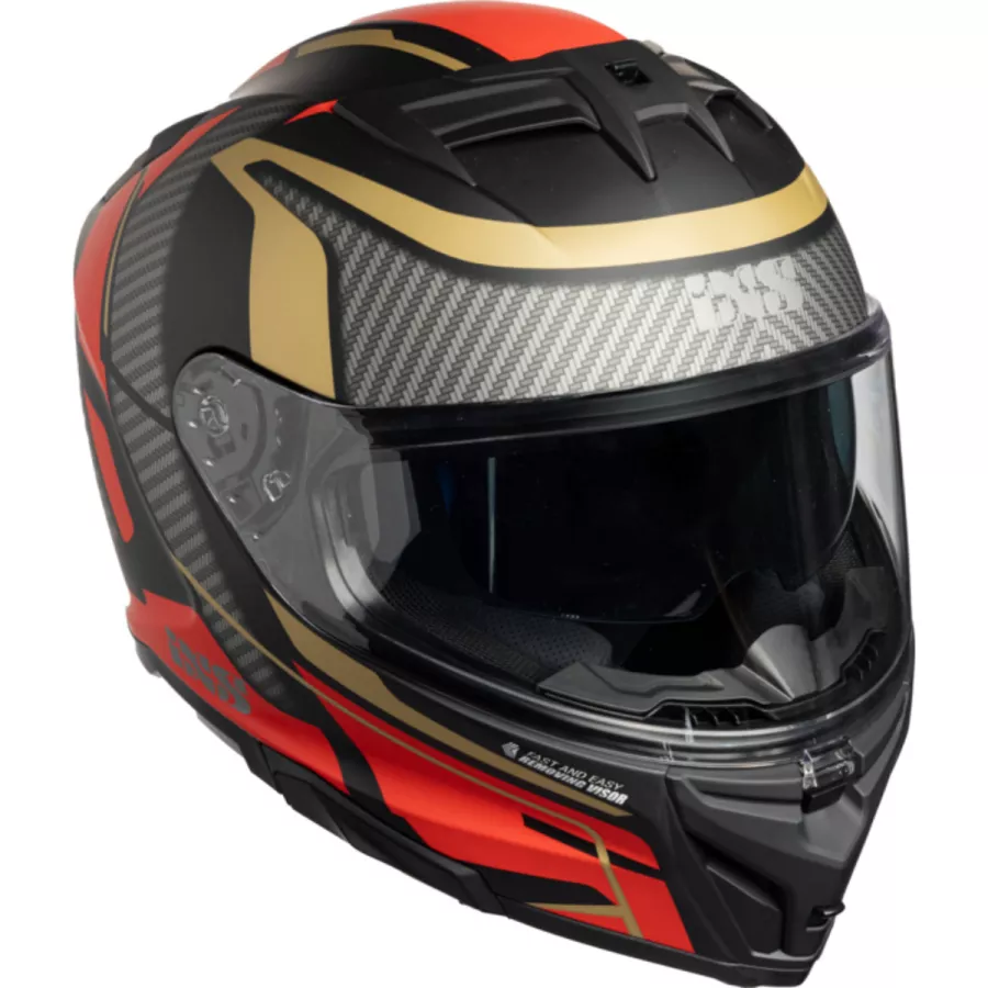 IXS912 SV 2.0 BLADE (ECE22-06) Integralhelm - Mattschwarz-Rot