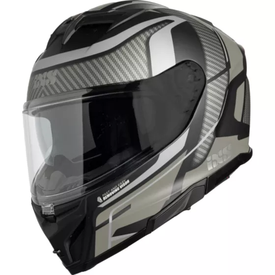 IXS912 SV 2.0 Blade (ECE22-06) integralhelm - Mattschwarz silber
